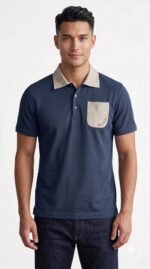 Men's Cotton Rich Solid Polo Tshirt | Collar Tshirts