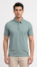 Pure Cotton Half Sleeves Regular Fit Plain Solid Classic Polo