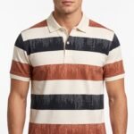 Mack Jonney Men's Striped Cotton Rich Polo T Shirt | Collar Tshirts