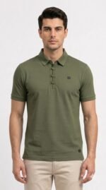 Men's Cotton Rich Solid Polo Tshirt | Collar Tshirts | Half
