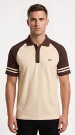Polo t Shirt for Man | Striped Pattern Mens Cotton Polo Neck